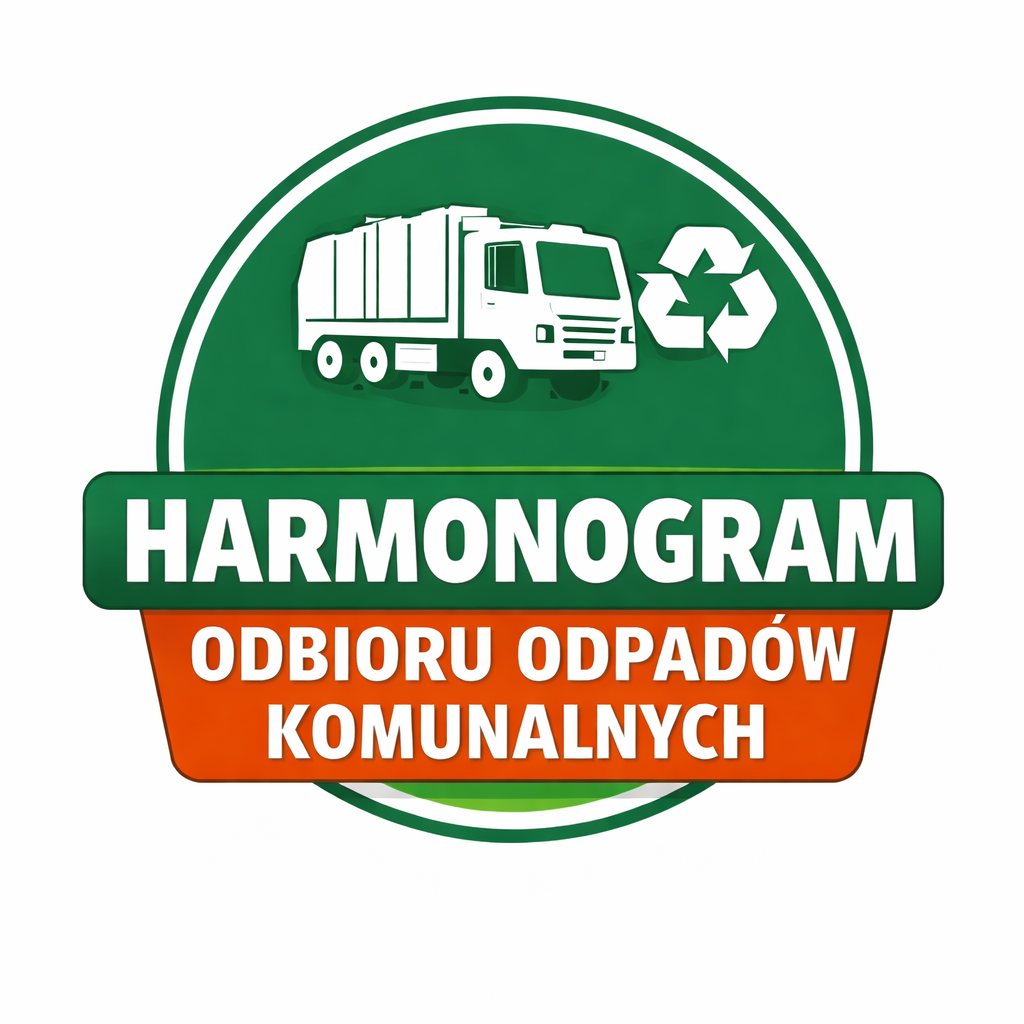 Harmonogram wywozu odpadów komunalnych - STYCZEŃ 2026