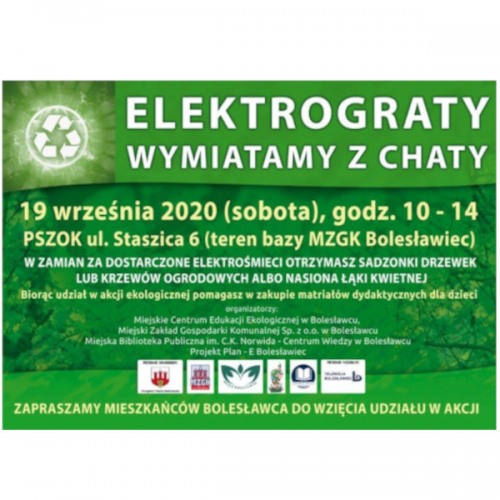 W SOBOTĘ ELEKTROGRATY WYMIATAMY Z CHATY