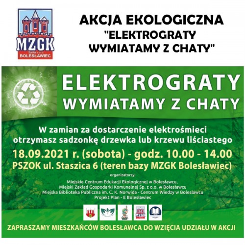 Elektrogabaryty wymiatamy z chaty - 2021 r.