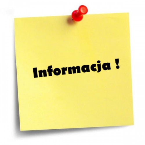 WAŻNA INFORMACJA!