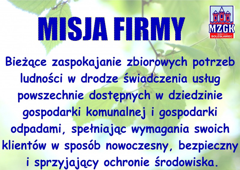 Misja Firmy Misja Firmy