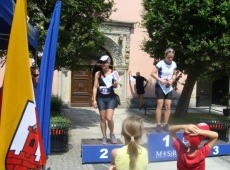 Monika Lachowska na podium